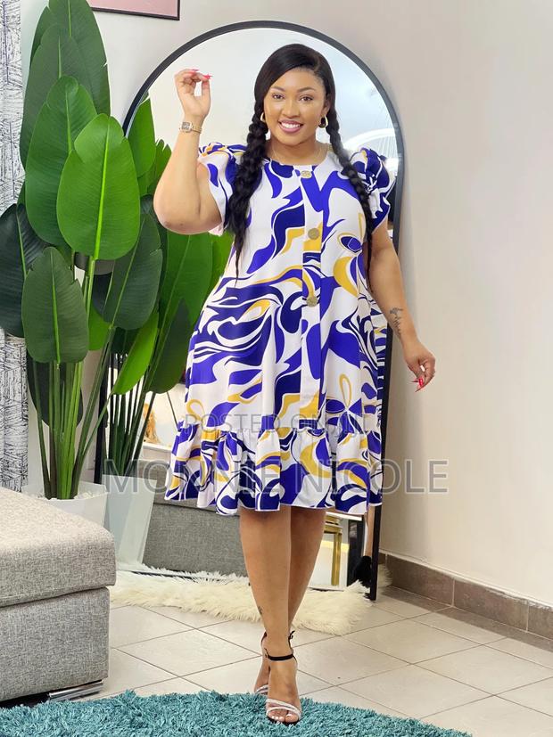 Unique Floral Shift Dress. - main view