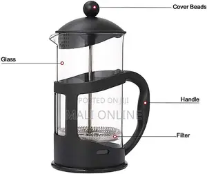 French Coffee Press 800ml Stainless & Borosilicate Glass
