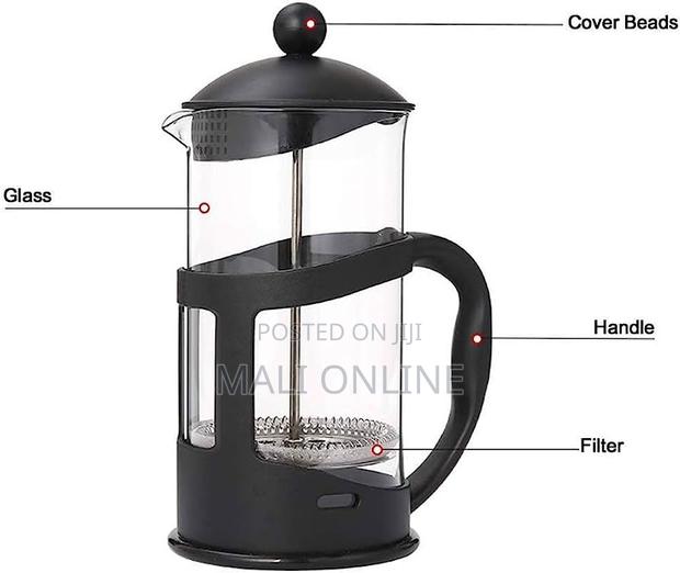 French Coffee Press 800ml Stainless & Borosilicate Glass - main view