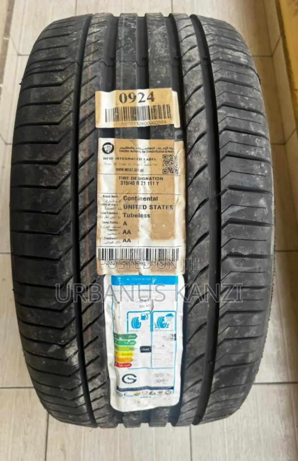315/40 R21 Continental Tyre