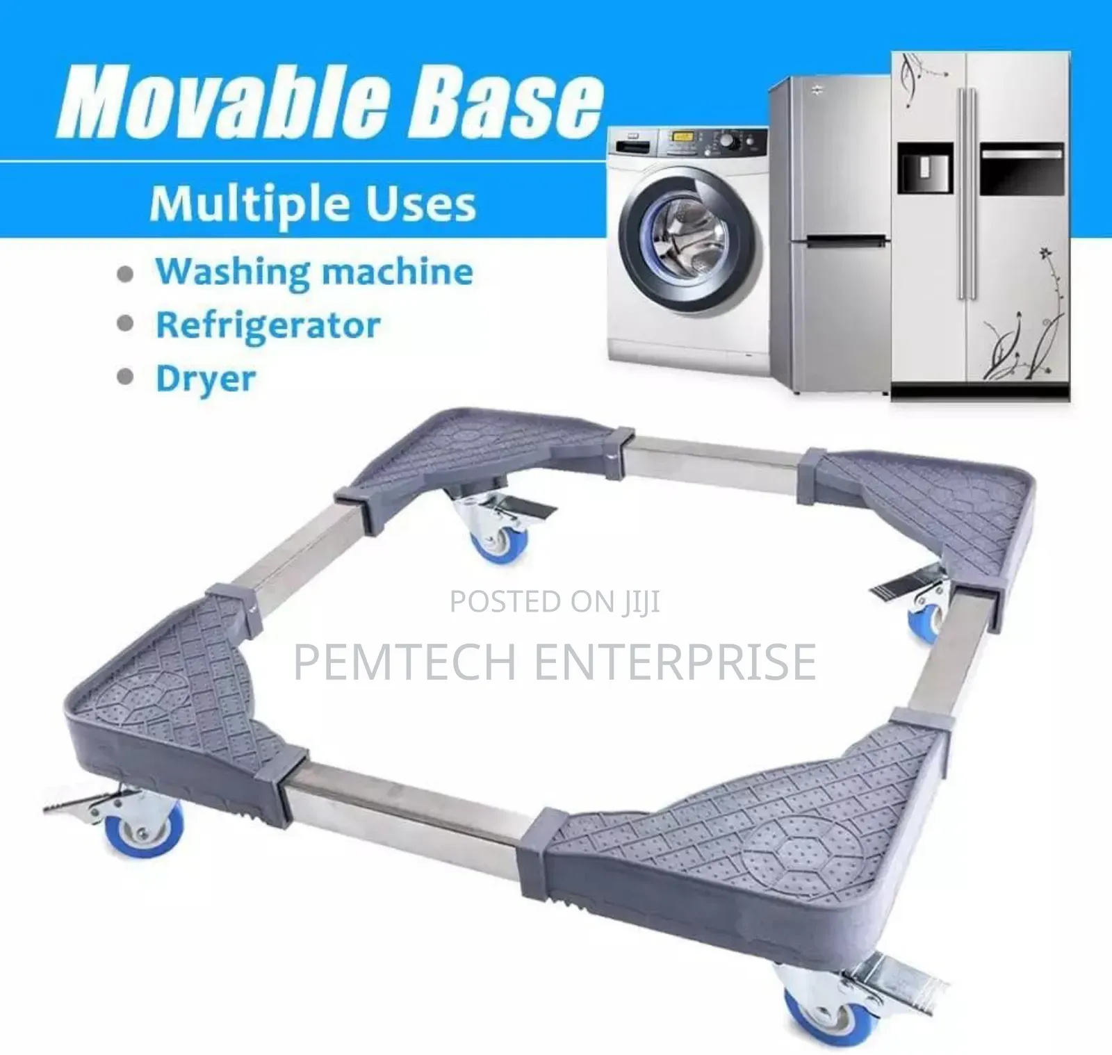 Movable Fridge, Washing Machine Base
