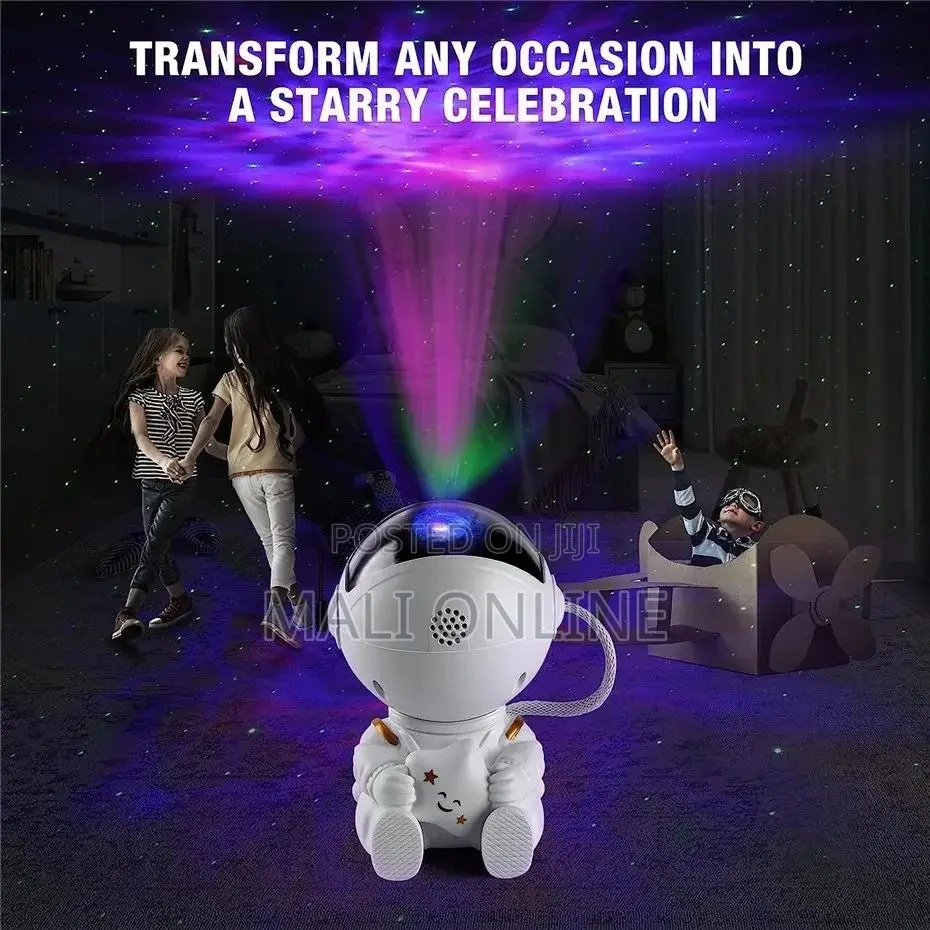 Mini Astronaut Galaxy Star Projector Night Light