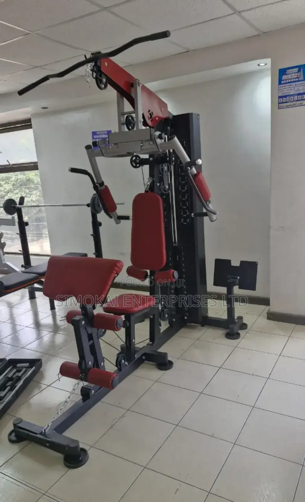  Two Station Multi Gym With Leg Press