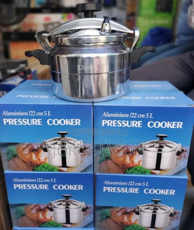 5l Aluminium Non Explosive Pressure Cooker - main view