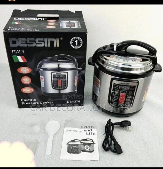 6ltr Dessini 10in1 Multifunction Electr6 Pressure Cooker