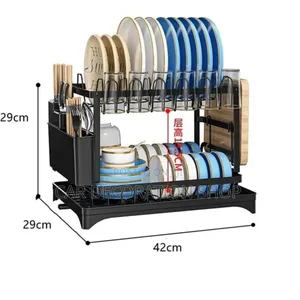 2tier Space Saver Drying Kitchen Dish Rack