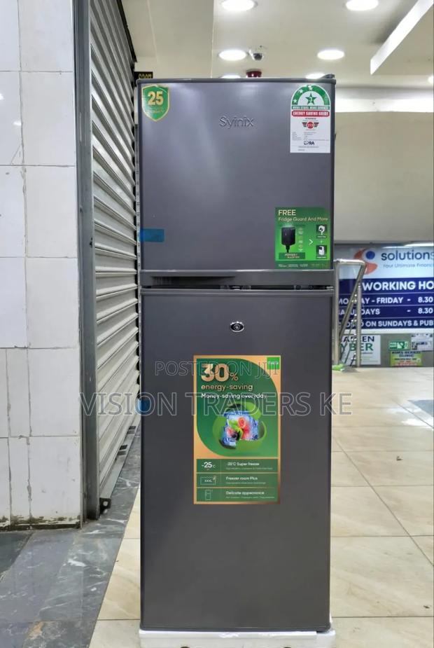 Syinix 138ltrs Double Door Refrigerator.