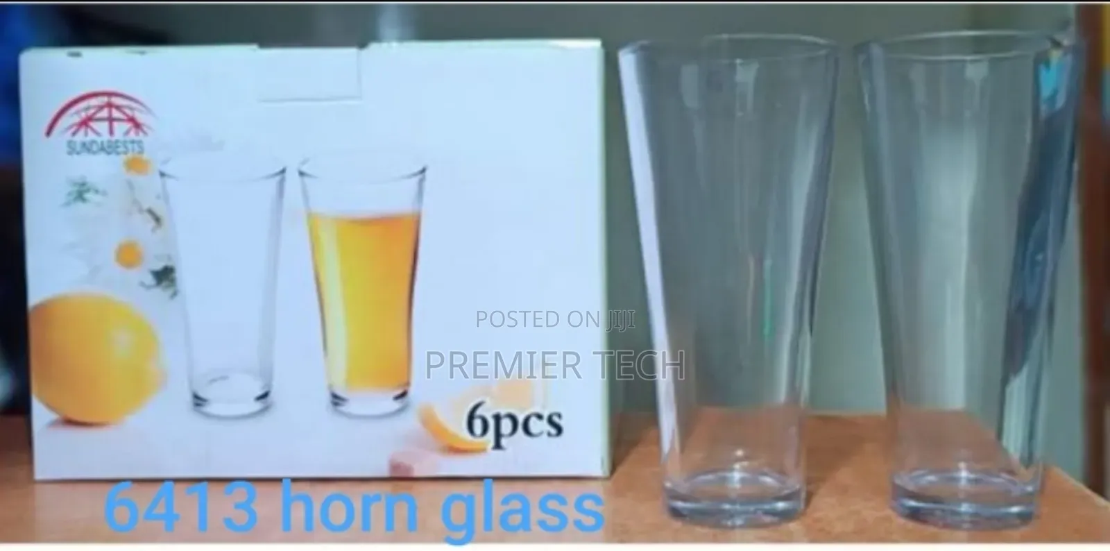 6 Pcshorn Glass Set