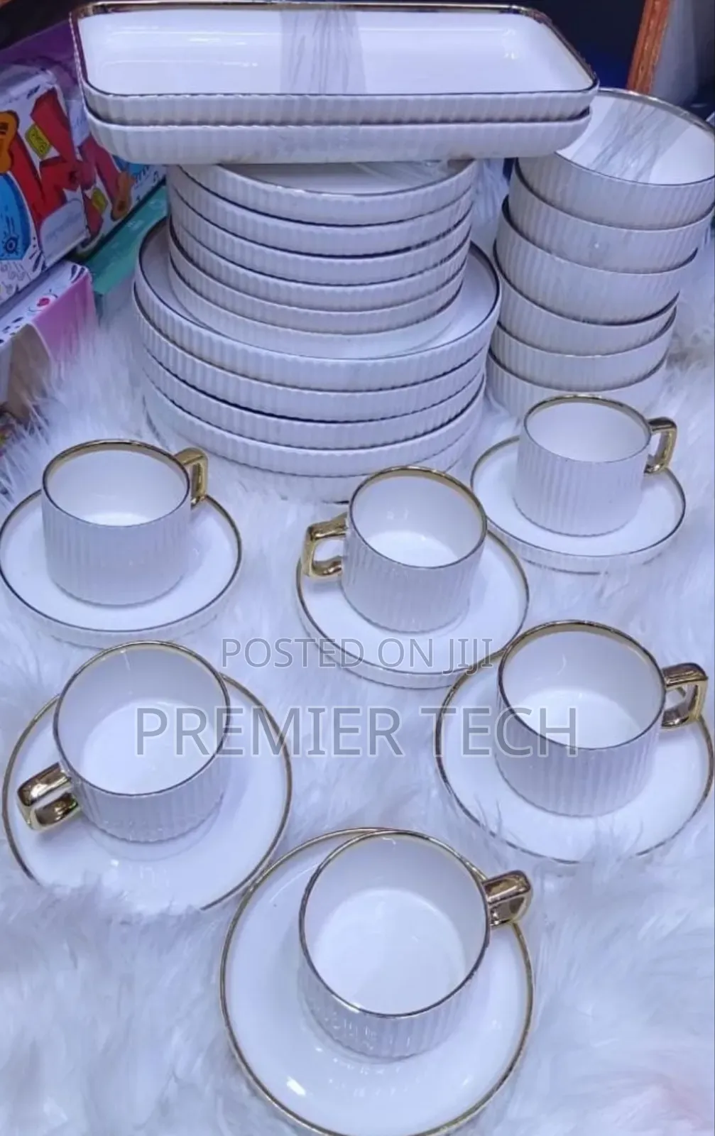 Elegant European Porcelain Dinner Set