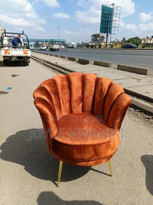 Single Sofa or Butterfly Seat, Burnt Orange - main view