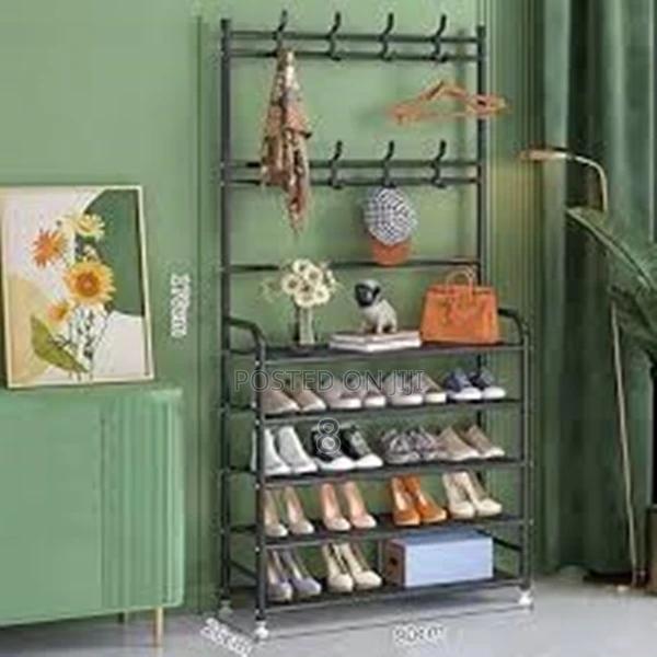 Shoe Organizer Stand for Bedroom or Entryway