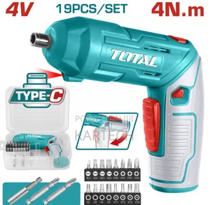Total 4v Lithium-Ion Cordless Screwdriver
