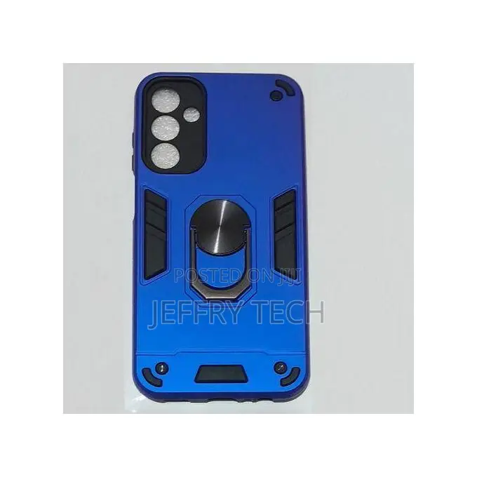 Samsung A15 Shockproof Hybrid Armor Magnetic Ring Stand Cove