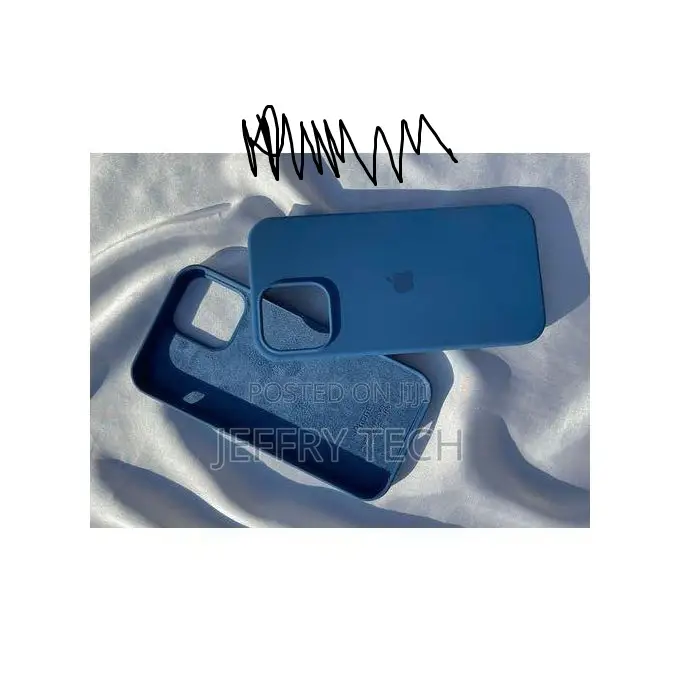 iPhone 15 Silicone Cover Case - Blue.