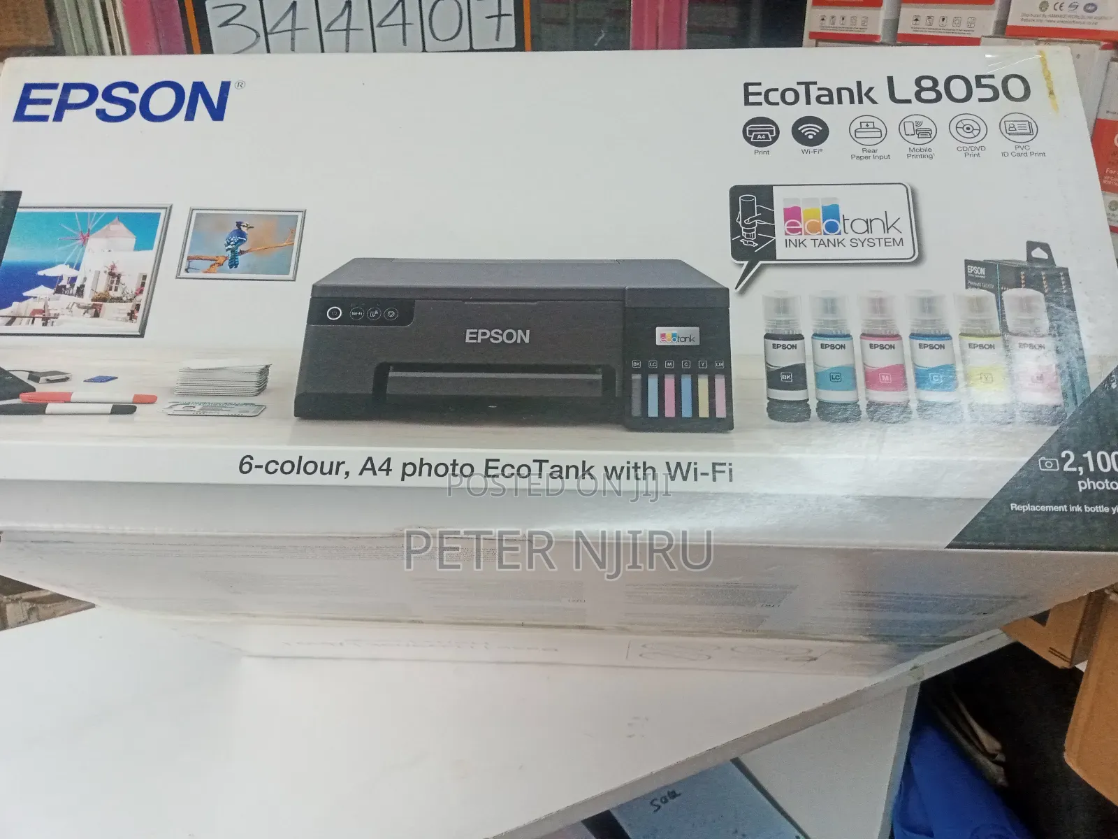 Epson Ecotank L8050 Ink Tank Photo Printer