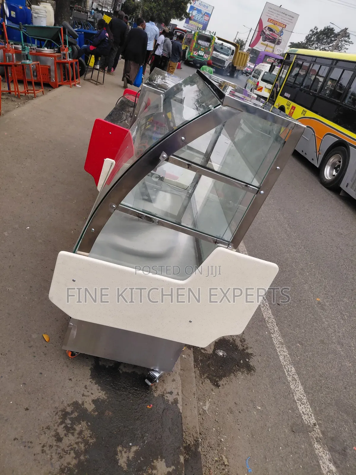 Stainless Steel Cake Display.