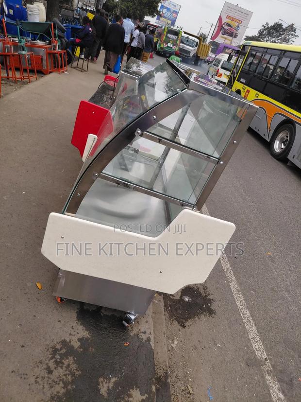 Stainless Steel Cake Display.