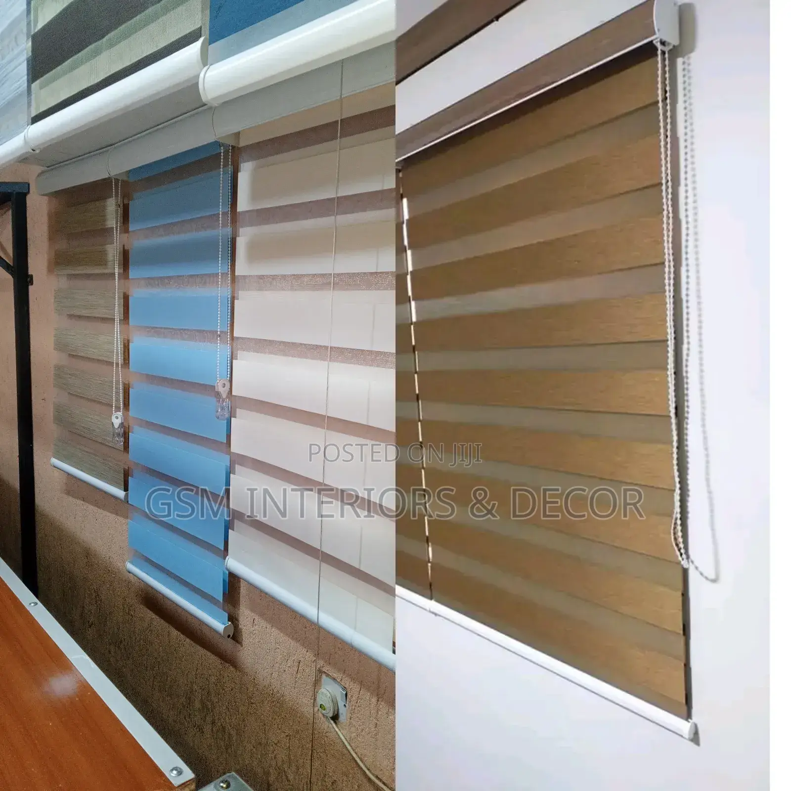 Roller Blinds and Curtains for Kitchen Space