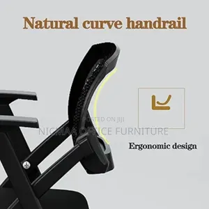 Office Chair: Foldable Mesh Chair With Writing Desk