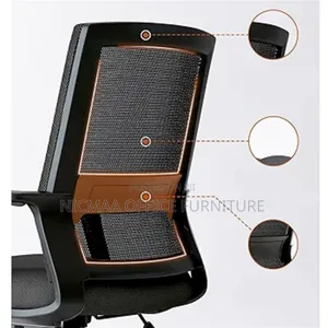 Office Chair: Breezemesh Ergonomic Swivel Task Chair
