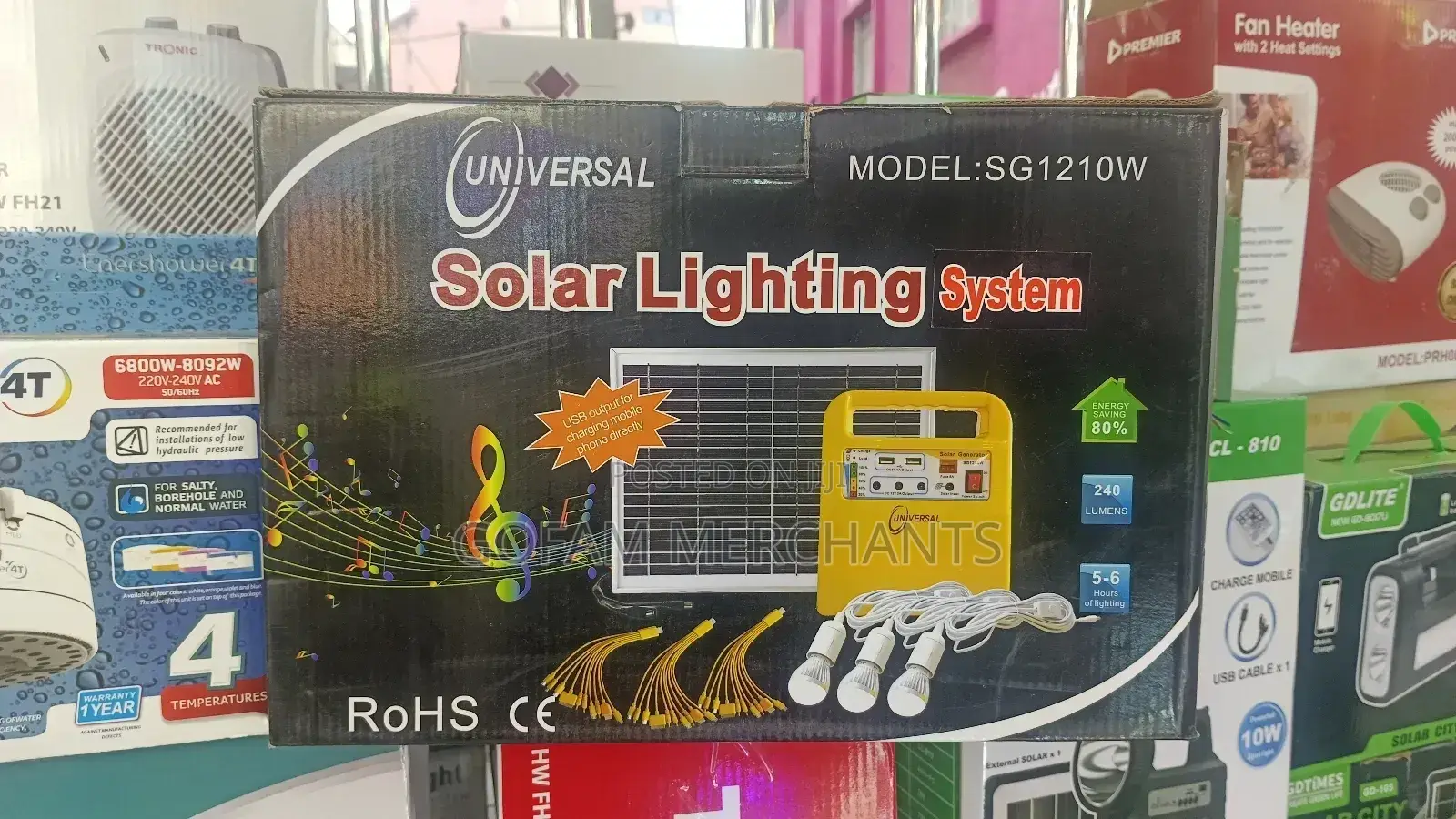 Series Solar Lighting System