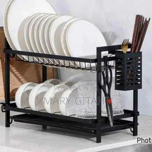 Black and Strong Kitchen 2 Tier Dishrack** - thumbnail 2