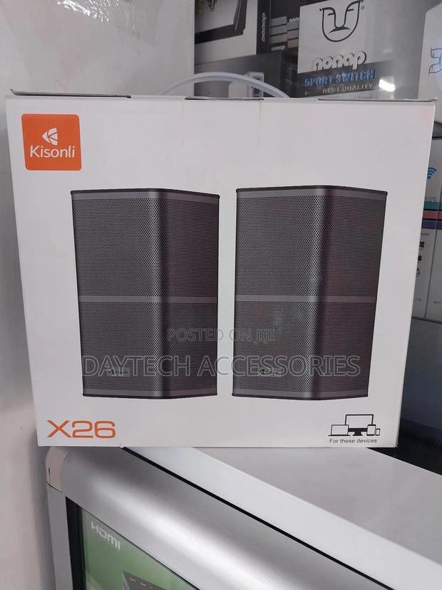 Speakers Kisonli X26, Bluetooth, Aux, 2x3.5w, Black