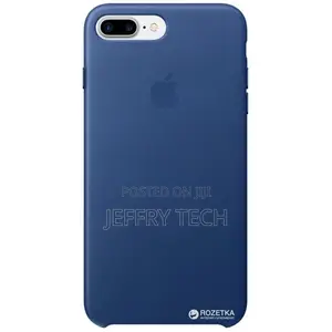 iPhone 8 Plus Silicone Cover Case - Blue.