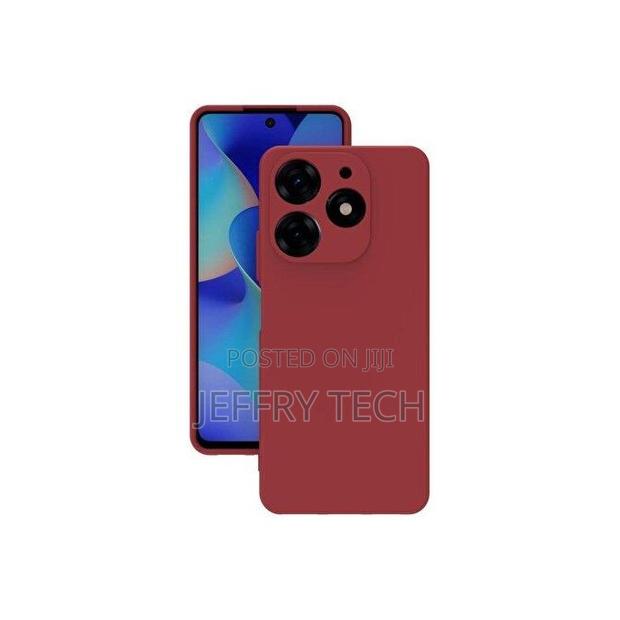 Tecno Pop 8 Fashion Shock Proof Phone Cover - Maroon.