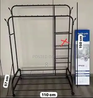 Portable Garment Rack – Adjustable Height