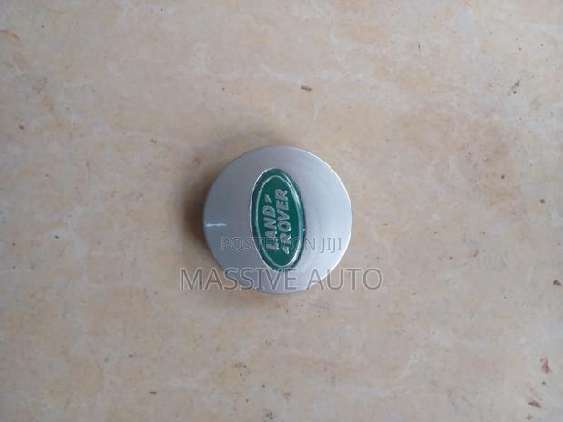 Green Land Rover Center Wheel Caps
