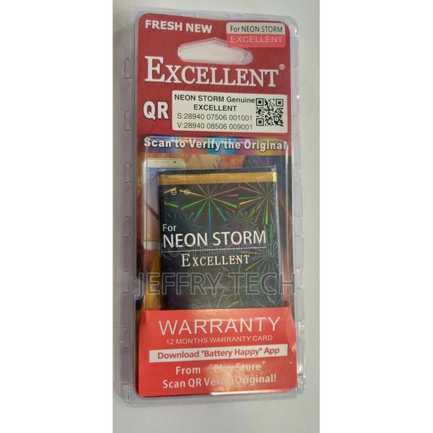 Excellent Original Safaricom Neon Storm Mobile Phone Battery - main view
