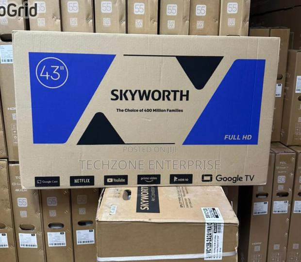 Skyworth 43′′ 43e5500g Smart Frameless Google Full Hd Tv - main view