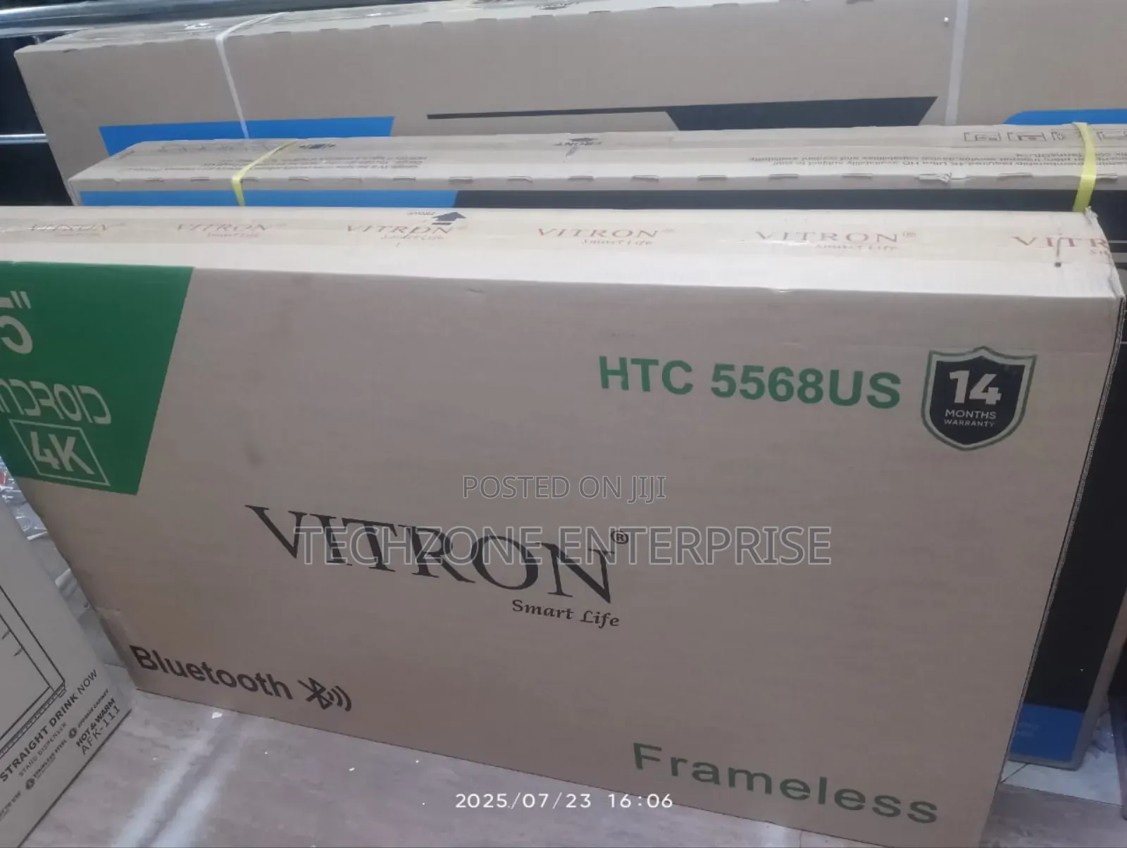 Vitron Htc5568us 55" Smart Android Frameless Uhd Tv