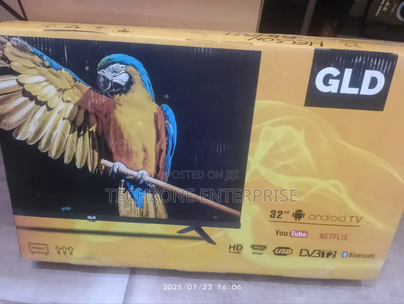 GLD 32 Inches Smart Frameless Android Led Tv, Inbuilt Wifi