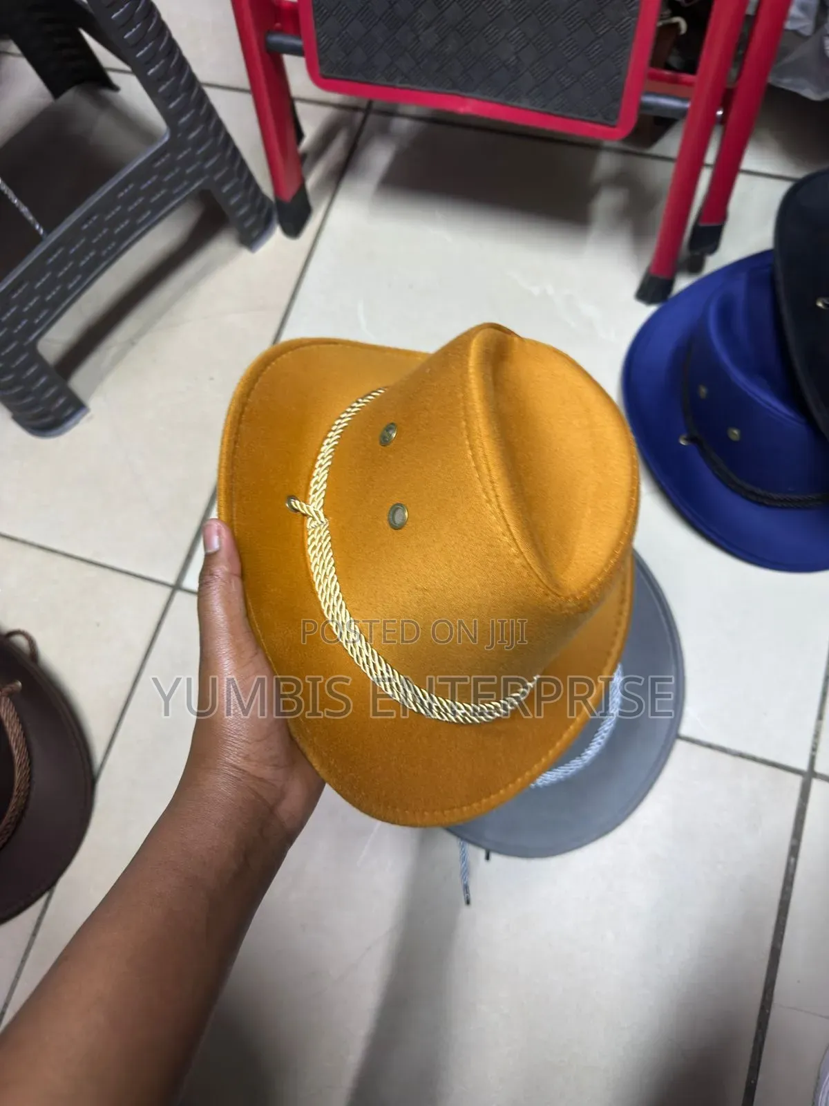 Kids Cbc Small Cowboy Hats In Grey, Brown Each