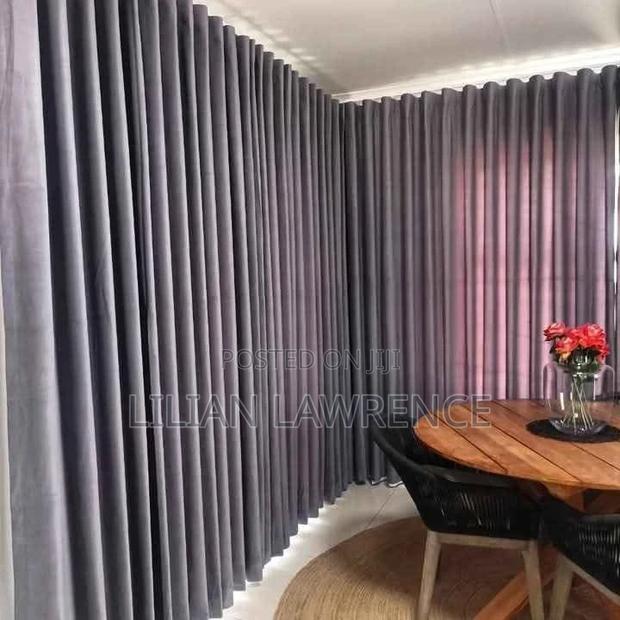 Blackout Grey Curtains Curtains - thumbnail 2