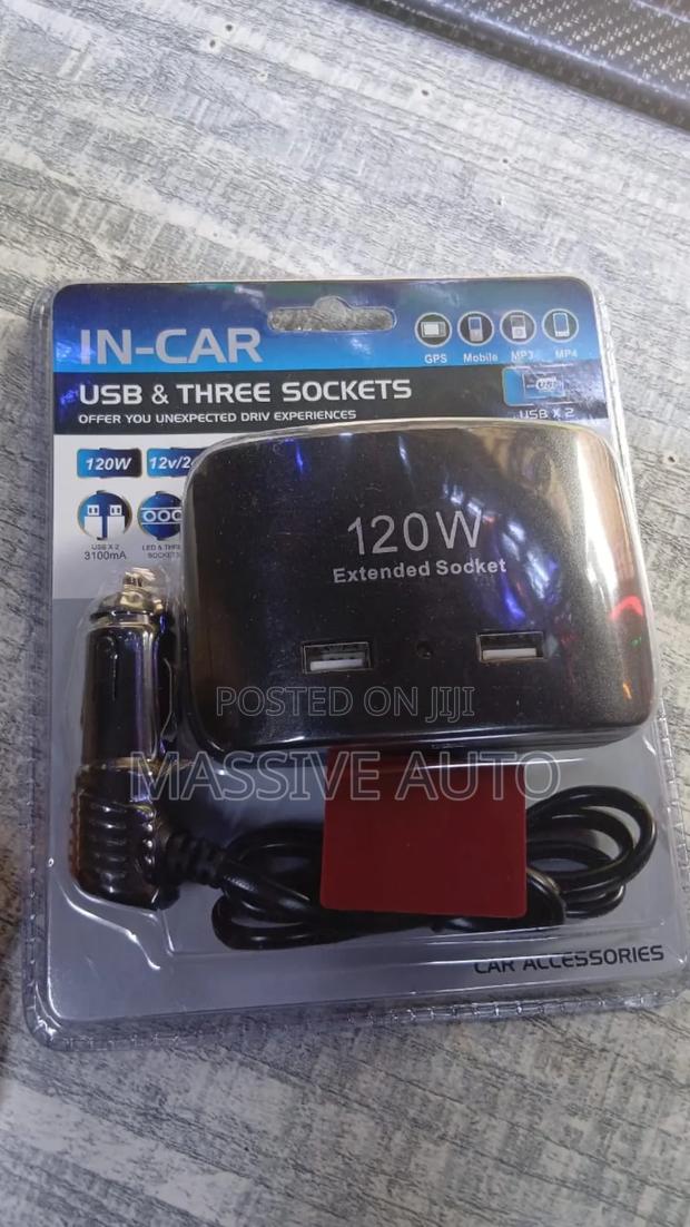 Usb Extended Three Sockets/ Extended Usb Socket Charger - main view