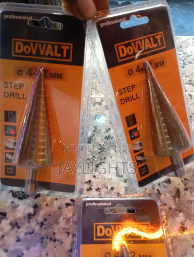 Step Drill Bit Set 4-32mm Triangle Shank Hole - main view