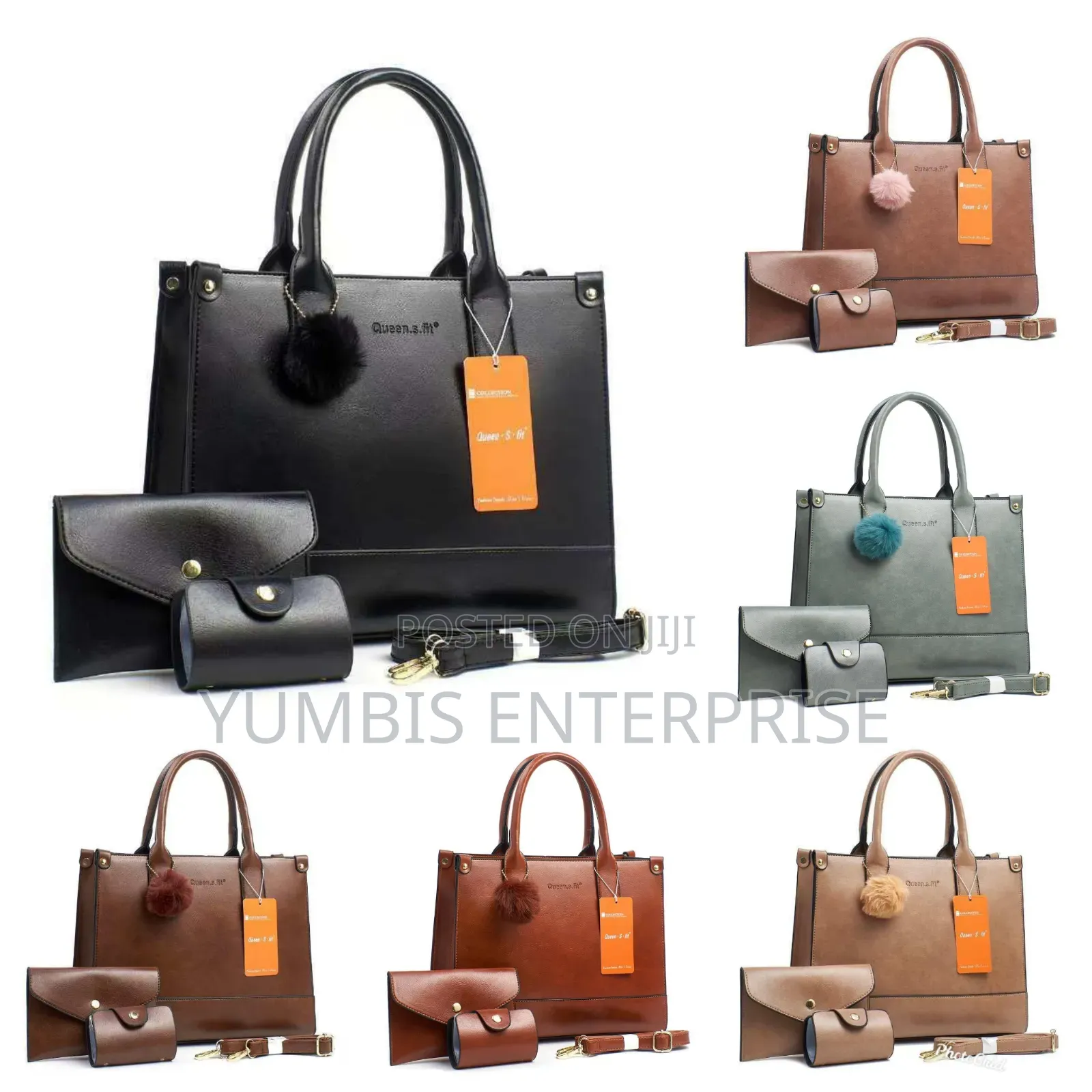 Queen Ladies 3 in 1 Quality Leather Perfect Gift for Ladies