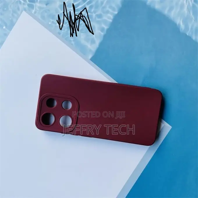 Itel A60s Solid Color Fashion Soft Phone Cover- Maroon.