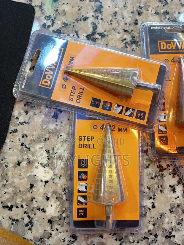 Step Drill Bit 4-32mm Tooth Bits for Metal Wood - main view