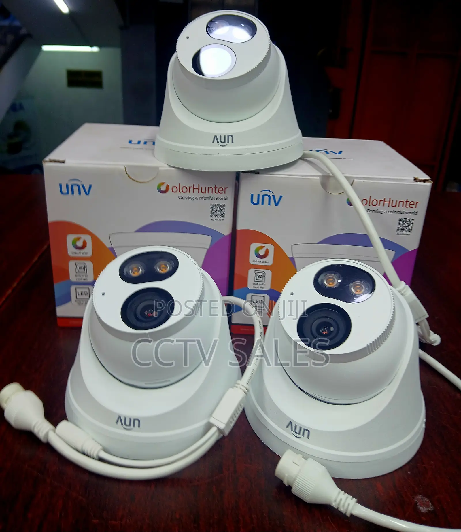 Poe Compatible Poe Power Supplied Full Color Hunter Camera