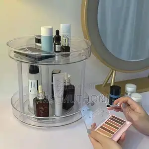 2 Layer 360 Rotation Cabinet Turntable Organizer/Lazy Susan*