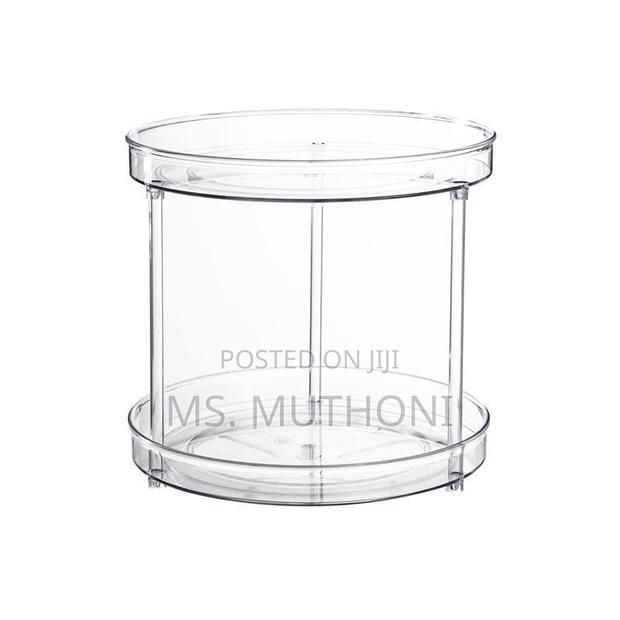 2 Layer 360 Rotation Cabinet Turntable Organizer/Lazy Susan* - thumbnail 6