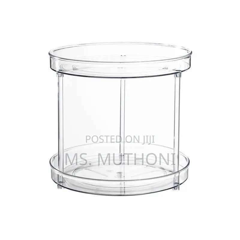 2 Layer 360 Rotation Cabinet Turntable Organizer/Lazy Susan*