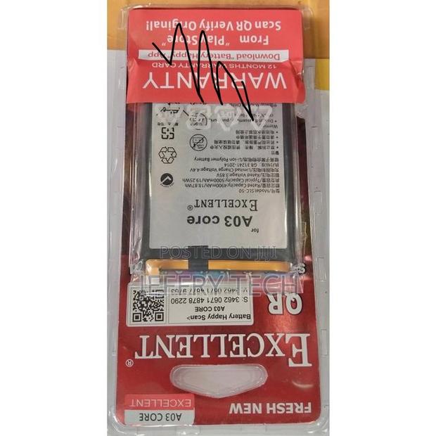 Excellent Samsung Galaxy A03 Core Mobile Phone Battery - Rep - thumbnail 3
