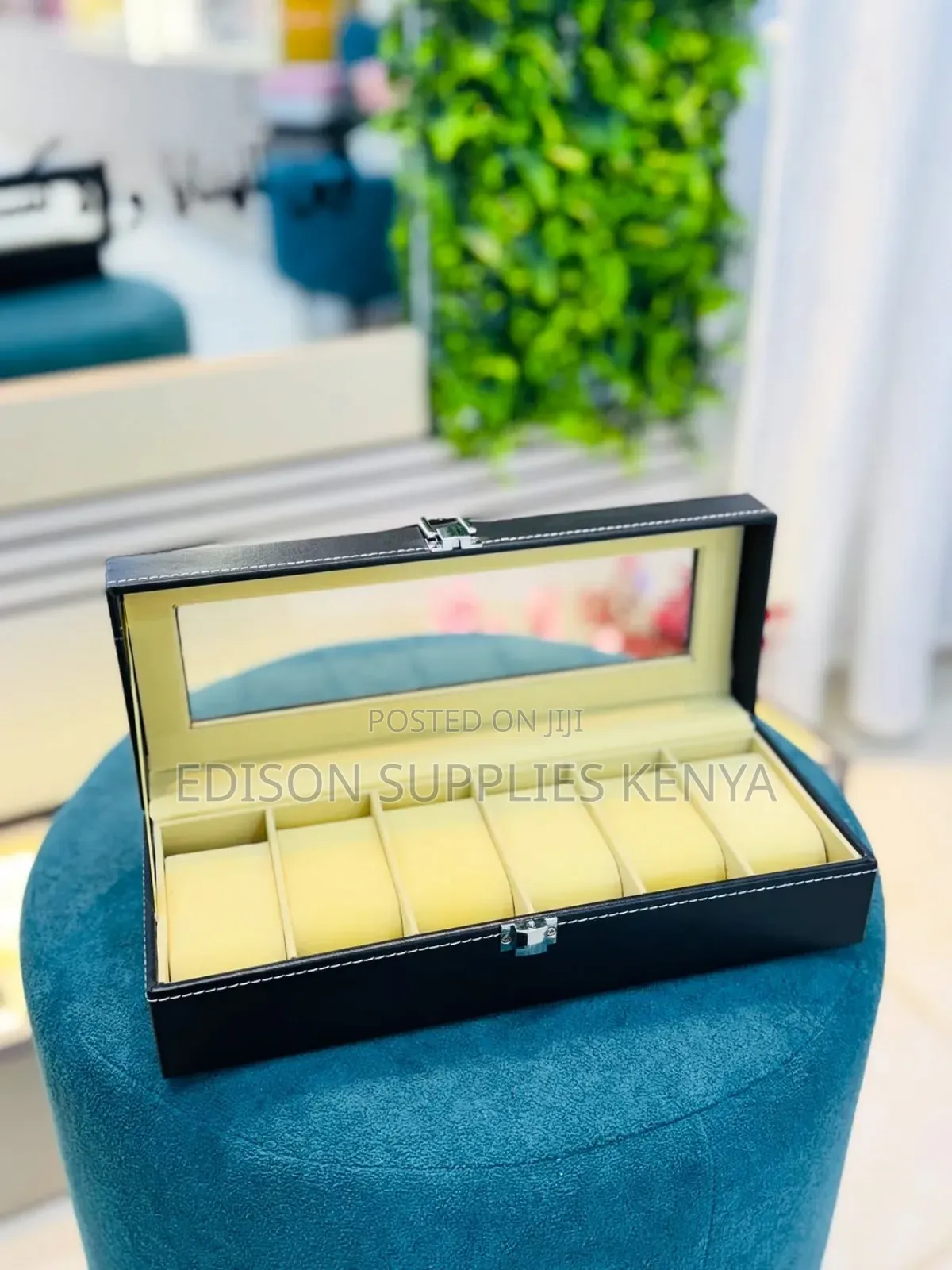 Watch Organizer Wrist Watch Storage Case -6 Slots