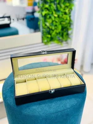Watch Organizer Wrist Watch Storage Case -6 Slots