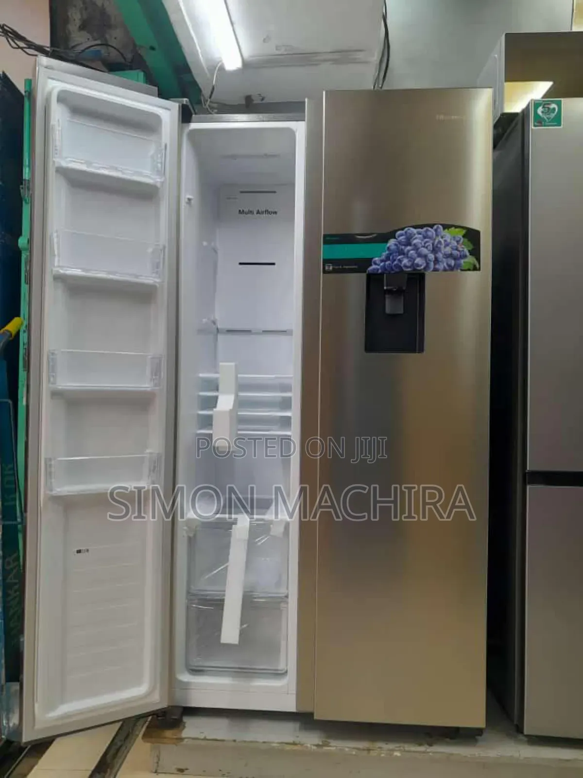 518l Hisense Side by Side Refrigerator With Dispenser
